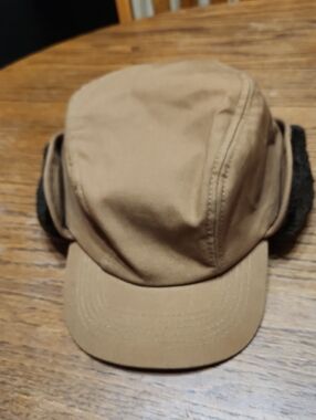 Broner Wear It Duck Canvas Winter Ball Trapper Hat Size Large